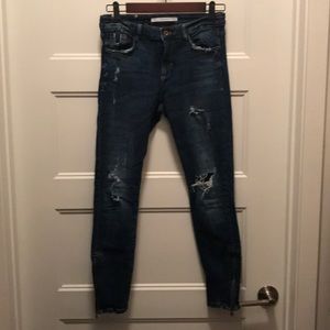 Small denim jeans